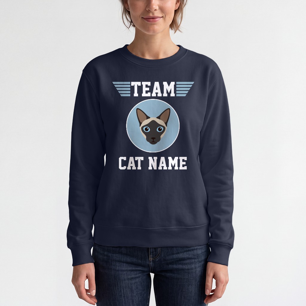 Personalized Varsity for Siamese Modern Lovers
