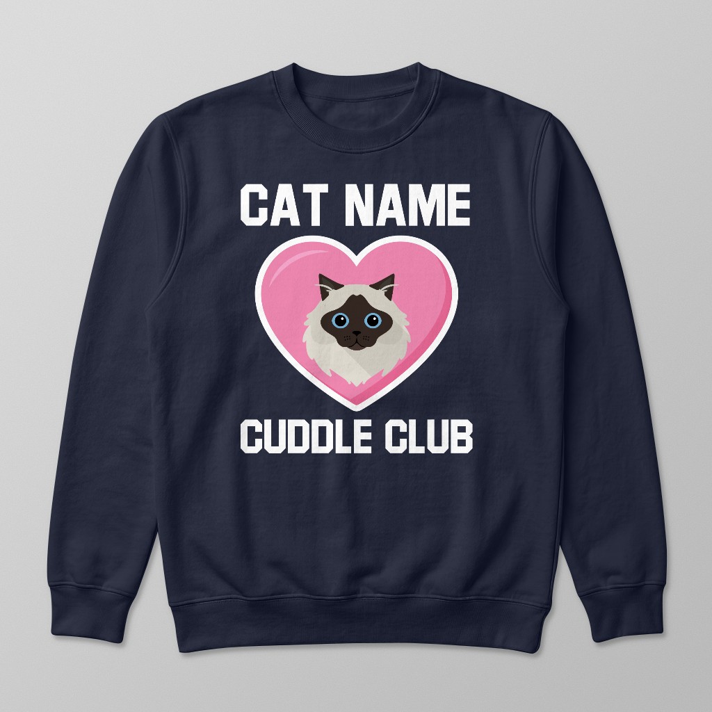 Cuddle Club: Personalized {breedFullName} Sweatshirt