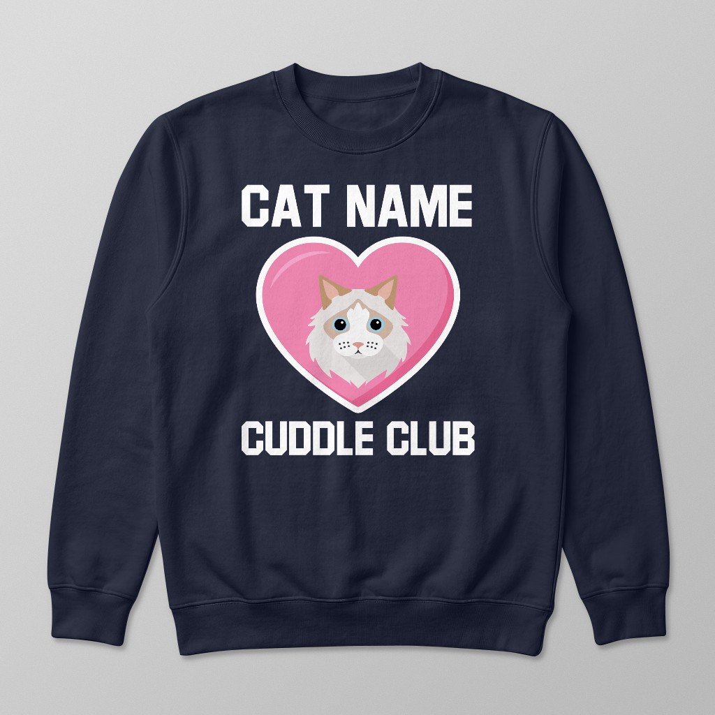 Cuddle Club: Personalized {breedFullName} Sweatshirt