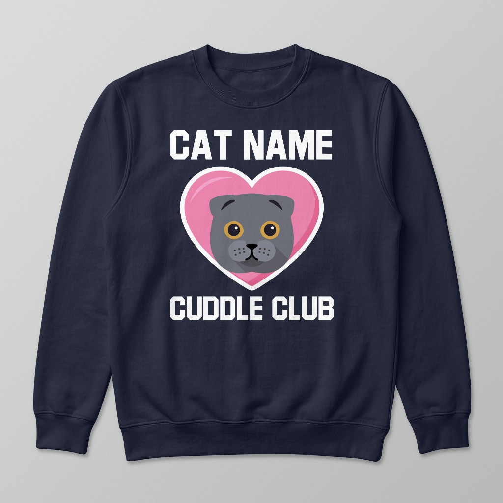 Cuddle Club: Personalized {breedFullName} Sweatshirt