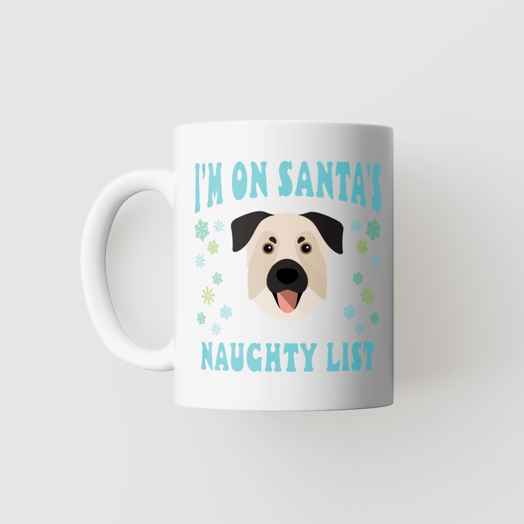 All I Want For Christmas: Personalised {breedFullName} Mug