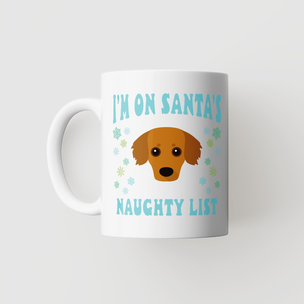 All I Want For Christmas: Personalised {breedFullName} Mug