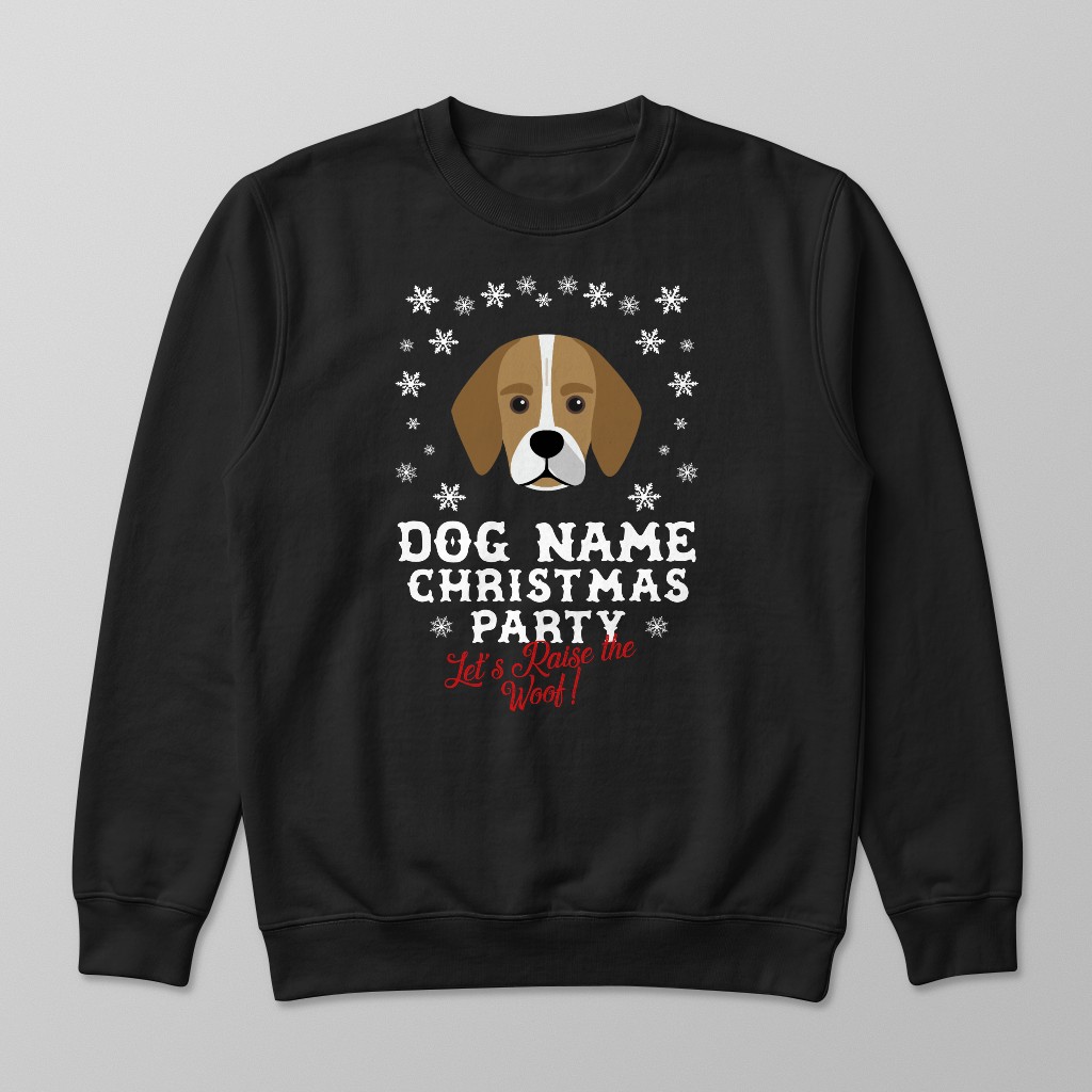 Raise the Woof: Personalised {breedFullName} Sweatshirt