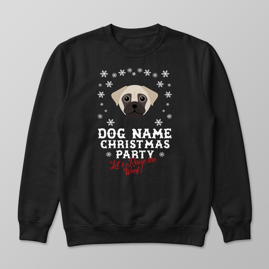 Raise the Woof: Personalised {breedFullName} Sweatshirt
