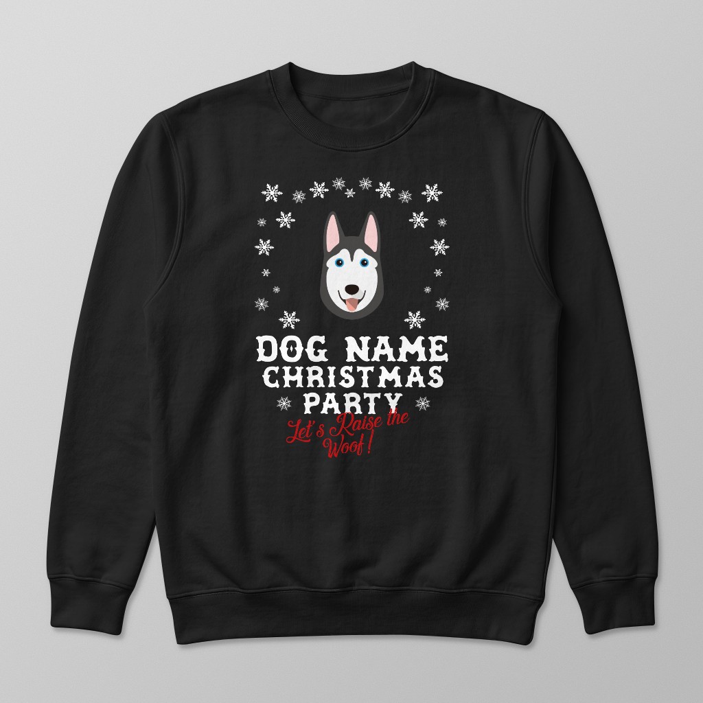 Raise the Woof: Personalised {breedFullName} Sweatshirt