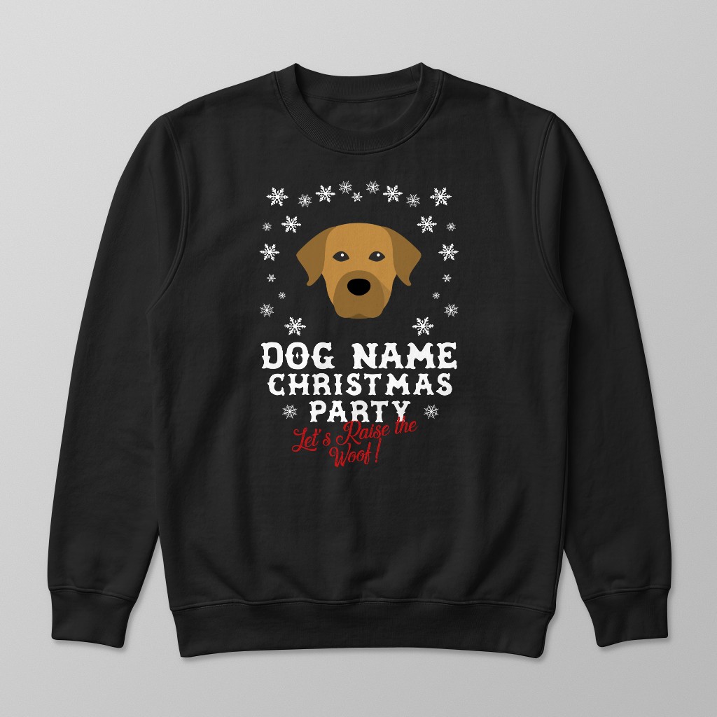 Raise the Woof: Personalised {breedFullName} Sweatshirt