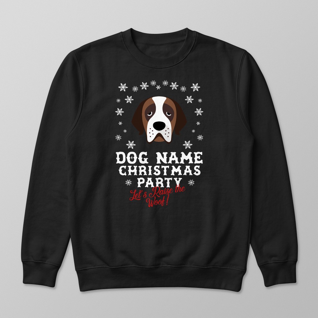 Raise the Woof: Personalised {breedFullName} Sweatshirt