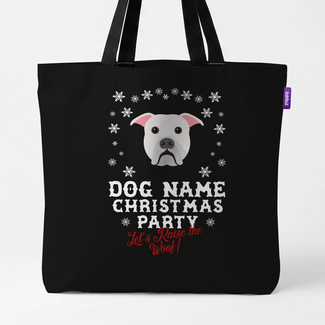 'Raise the Woof' - Personalized {breedCommonName} Canvas Bag