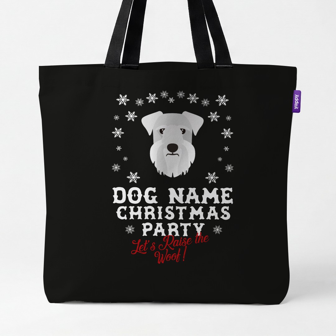 'Raise the Woof' - Personalised {breedCommonName} Canvas Bag