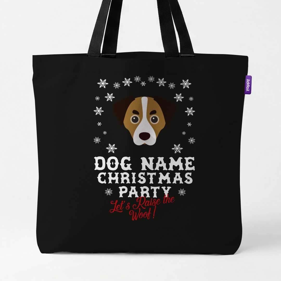 'Raise the Woof' - Personalized {breedCommonName} Canvas Bag