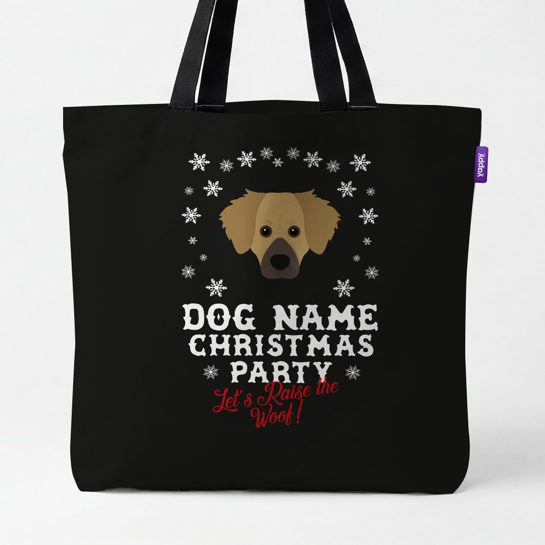 'Raise the Woof' - Personalised {breedCommonName} Canvas Bag