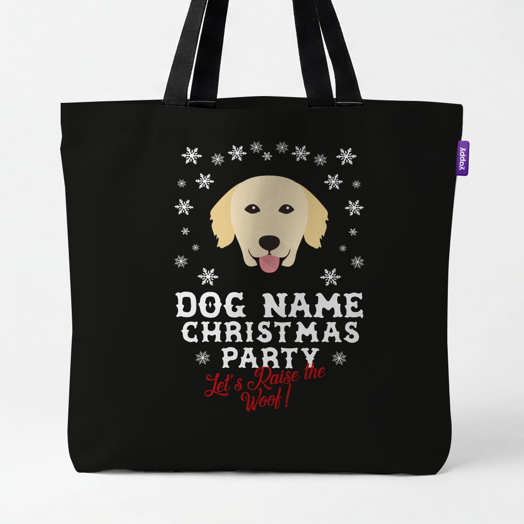'Raise the Woof' - Personalized {breedCommonName} Canvas Bag