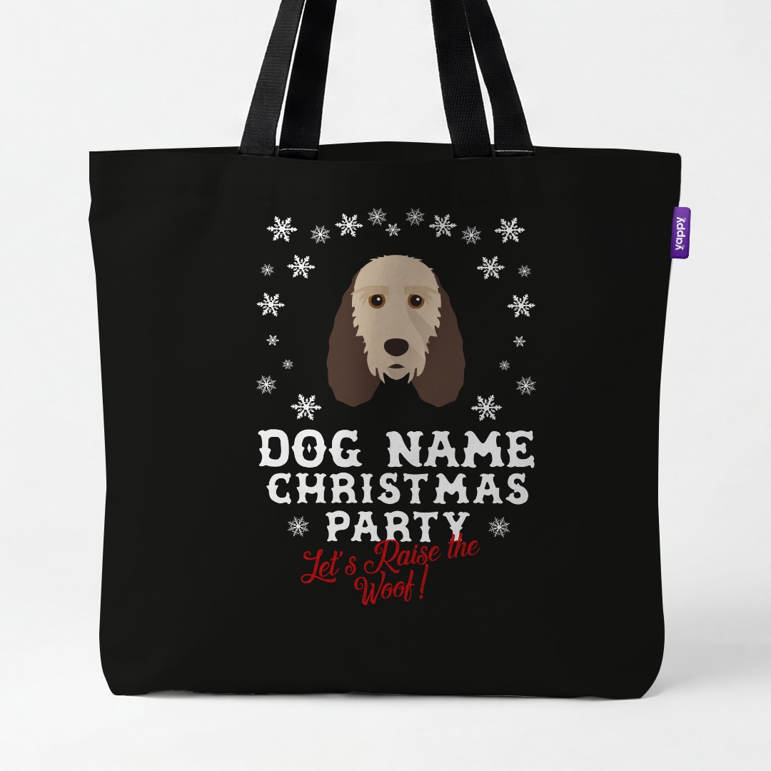 'Raise the Woof' - Personalised {breedCommonName} Canvas Bag