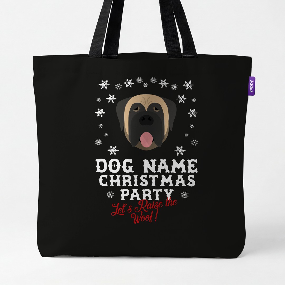 'Raise the Woof' - Personalised {breedCommonName} Canvas Bag