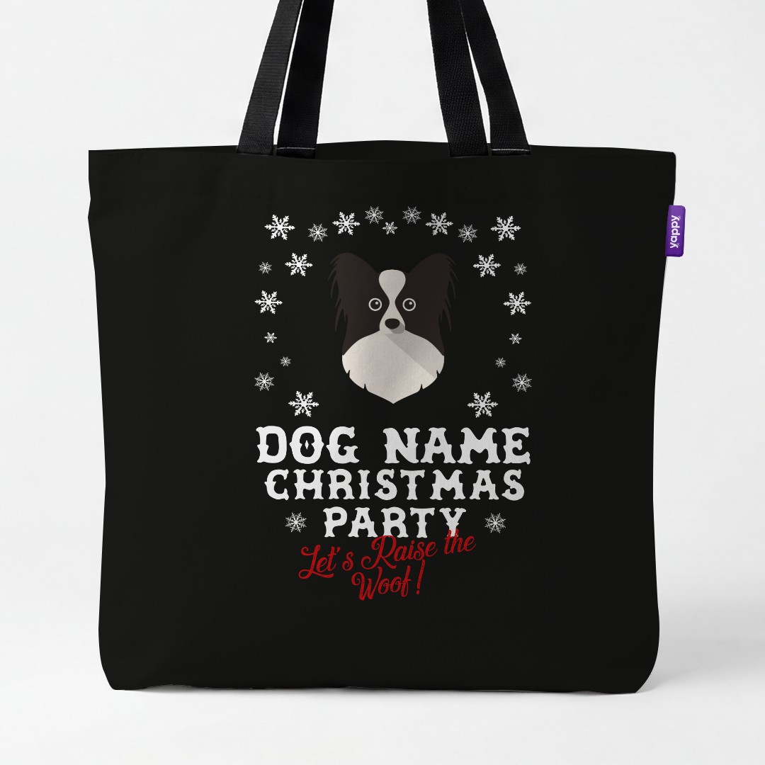 'Raise the Woof' - Personalised {breedCommonName} Canvas Bag