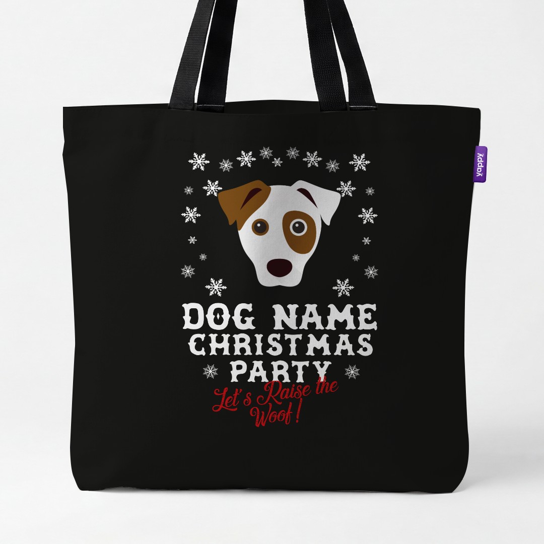 'Raise the Woof' - Personalised {breedCommonName} Canvas Bag
