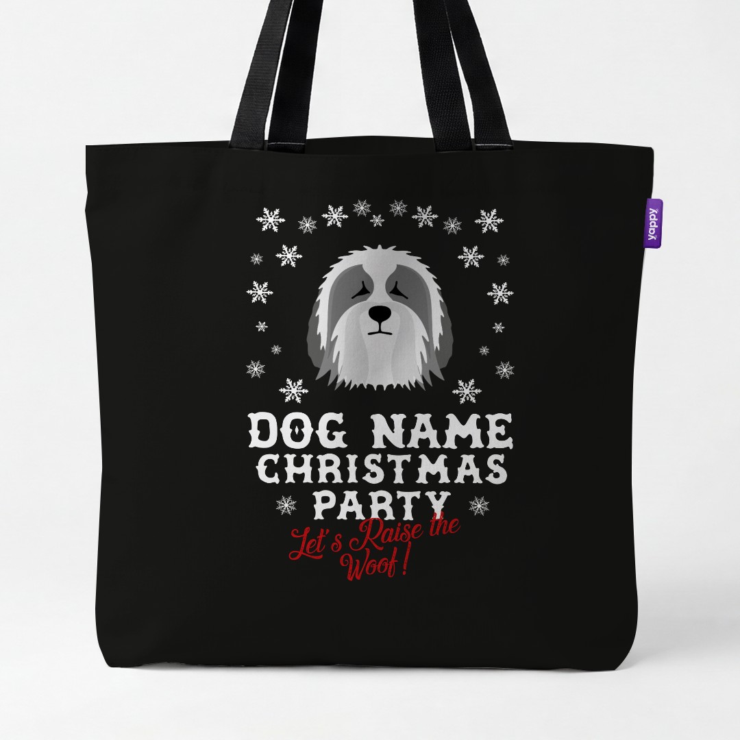 'Raise the Woof' - Personalized {breedCommonName} Canvas Bag