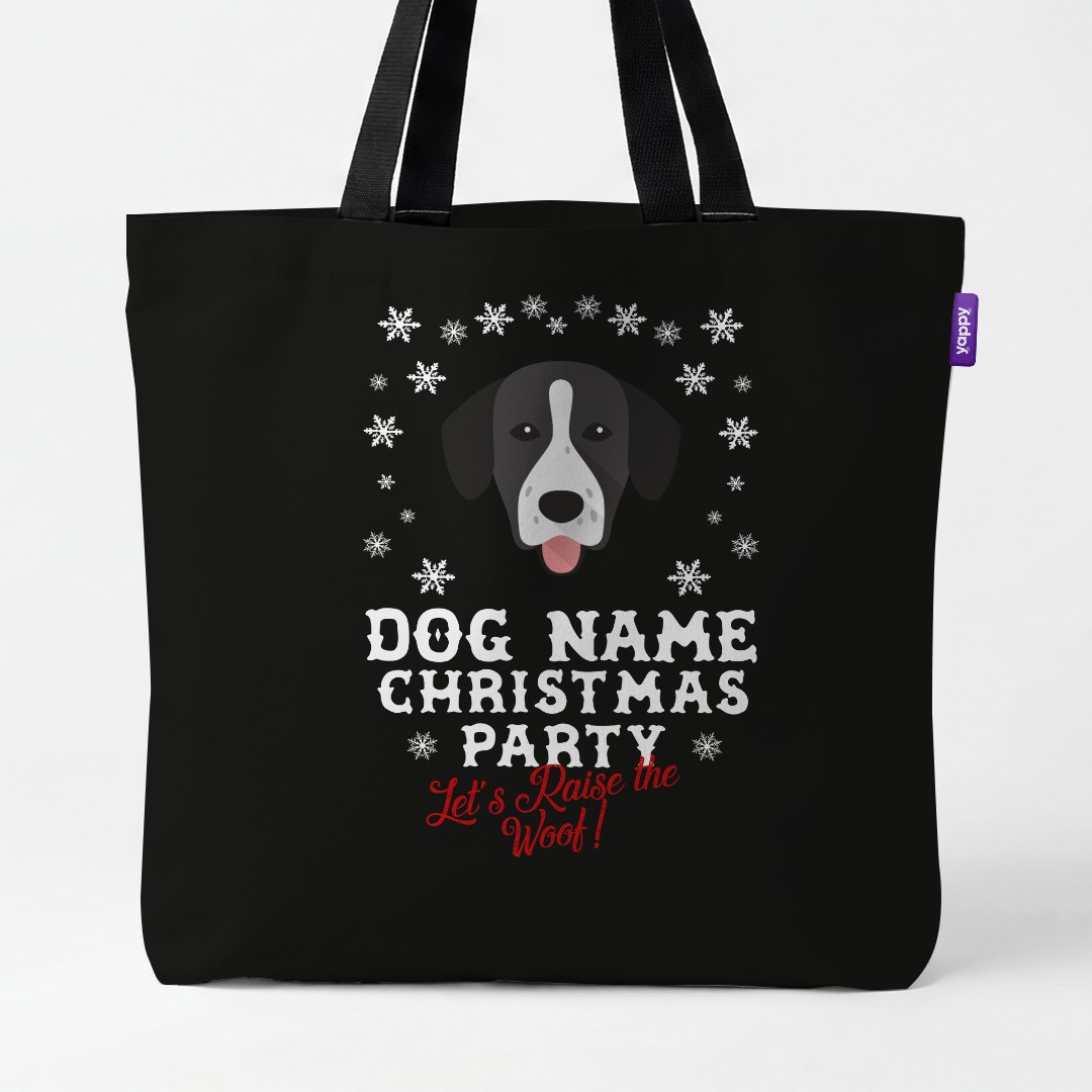 'Raise the Woof' - Personalized {breedCommonName} Canvas Bag