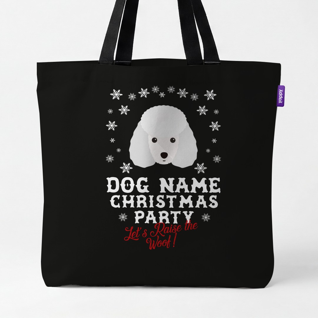 'Raise the Woof' - Personalized {breedCommonName} Canvas Bag