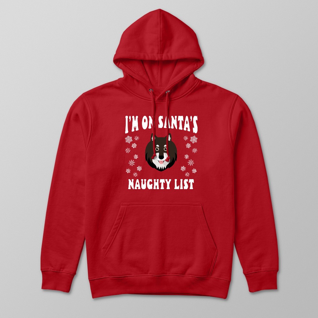 Santa's Naughty List: Personalised {breedFullName} Hoodie