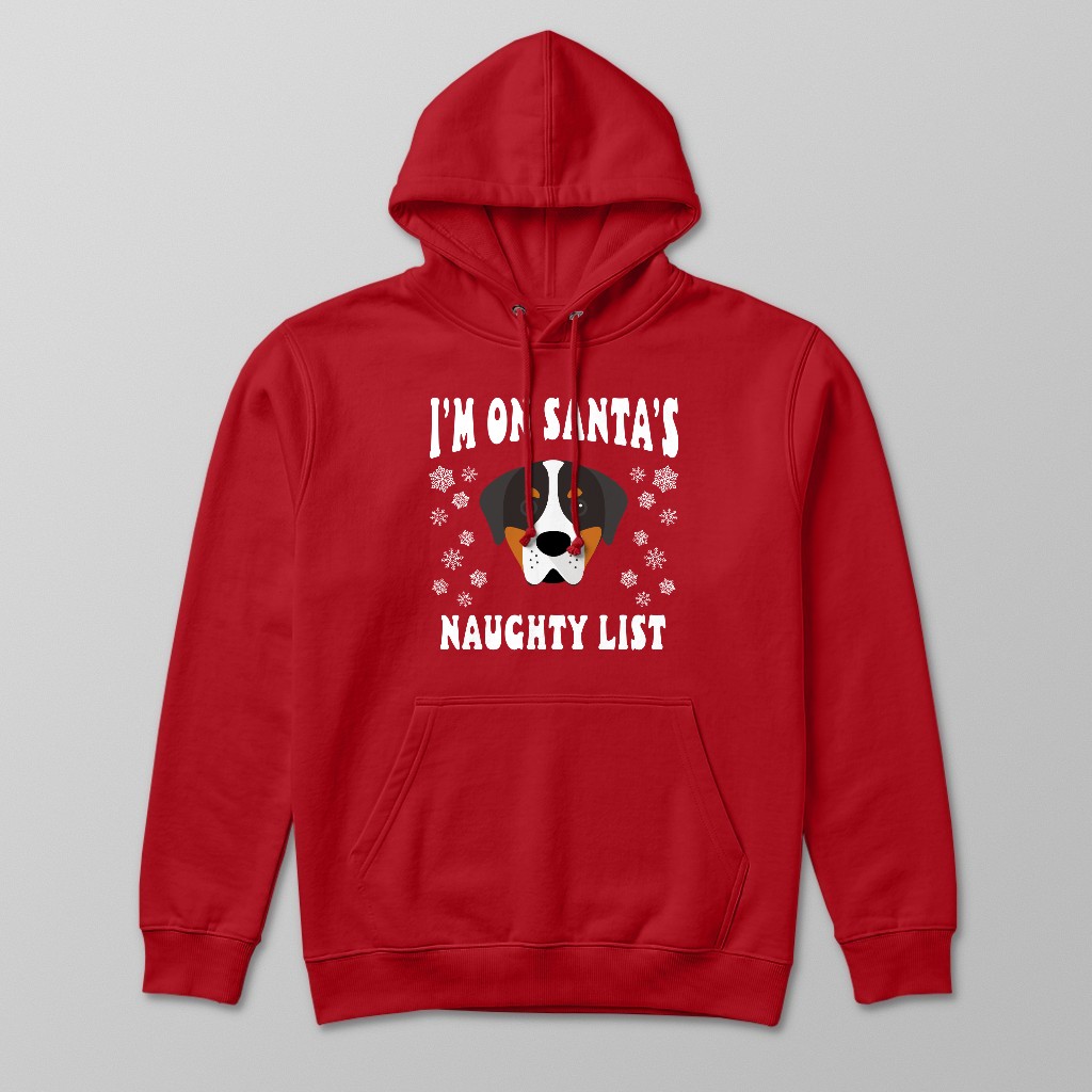 Santa's Naughty List: Personalised {breedFullName} Hoodie