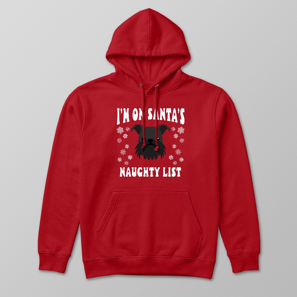 Santa's Naughty List: Personalised {breedFullName} Hoodie