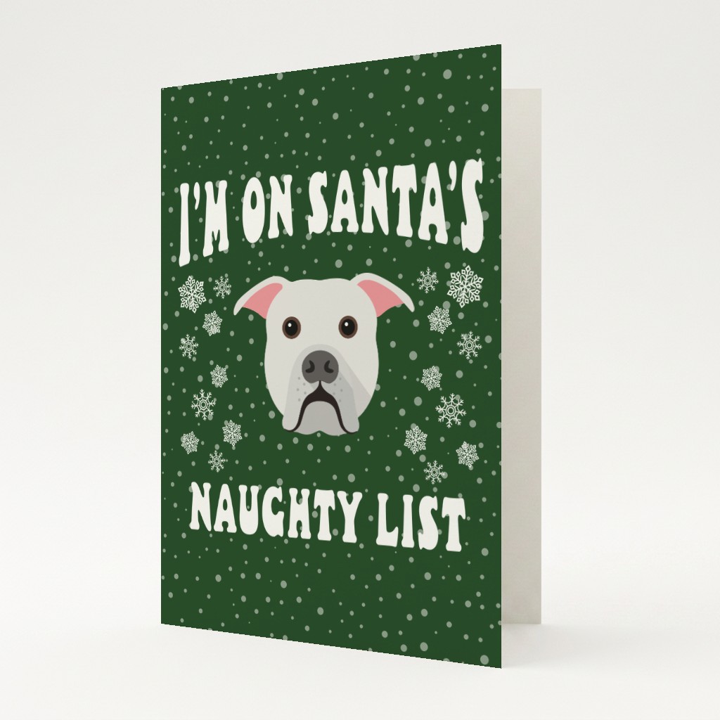 Santa's Naughty List: Personalized {breedFullName} Card