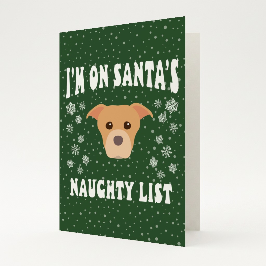 Santa's Naughty List: Personalised {breedFullName} Card