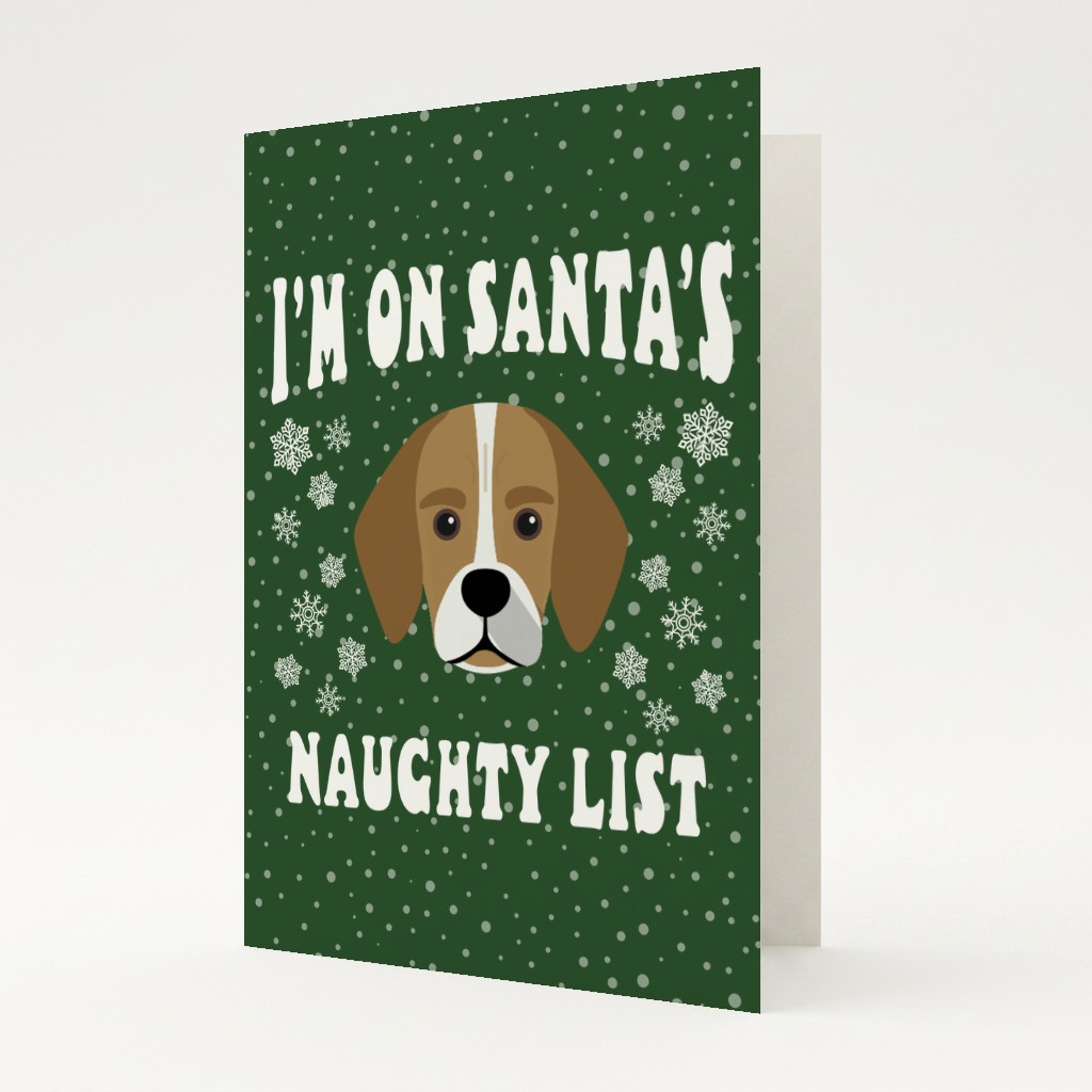 Santa's Naughty List: Personalised {breedFullName} Card