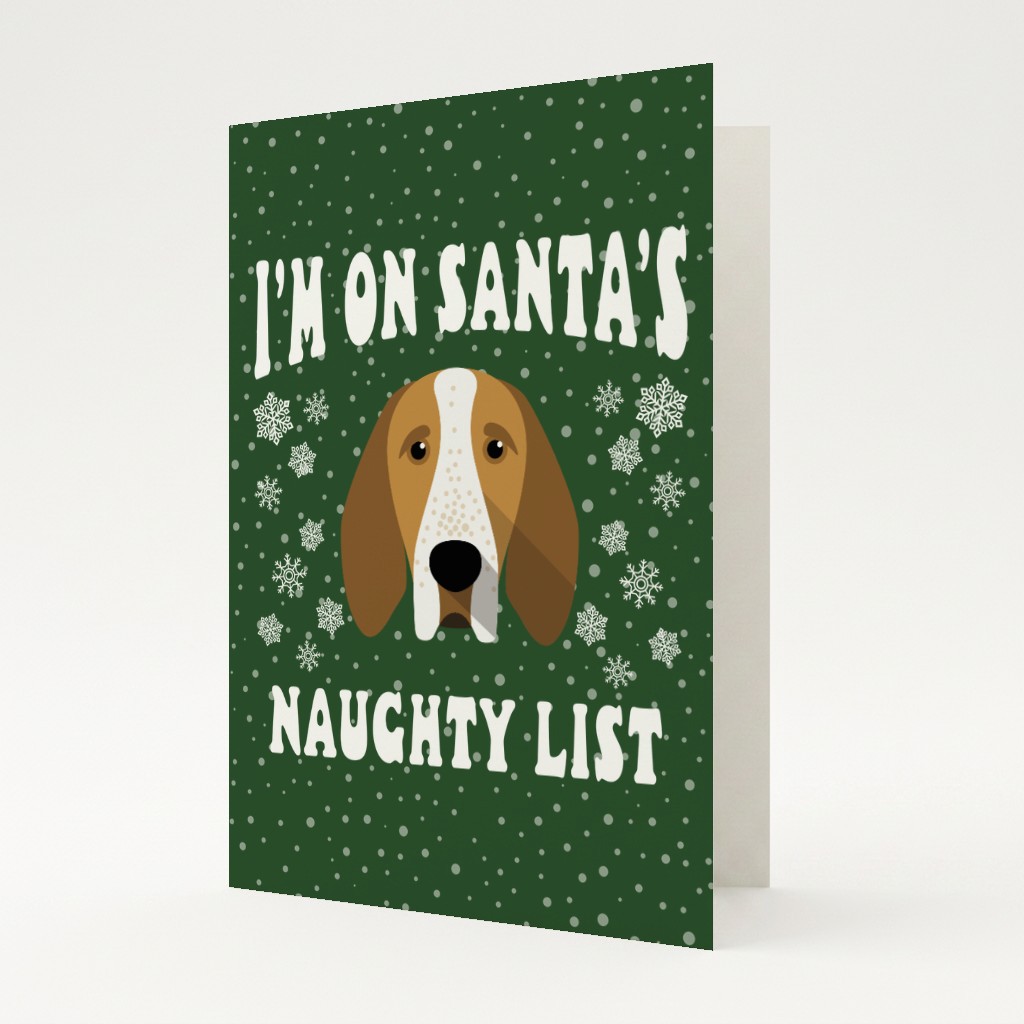Santa's Naughty List: Personalised {breedFullName} Card