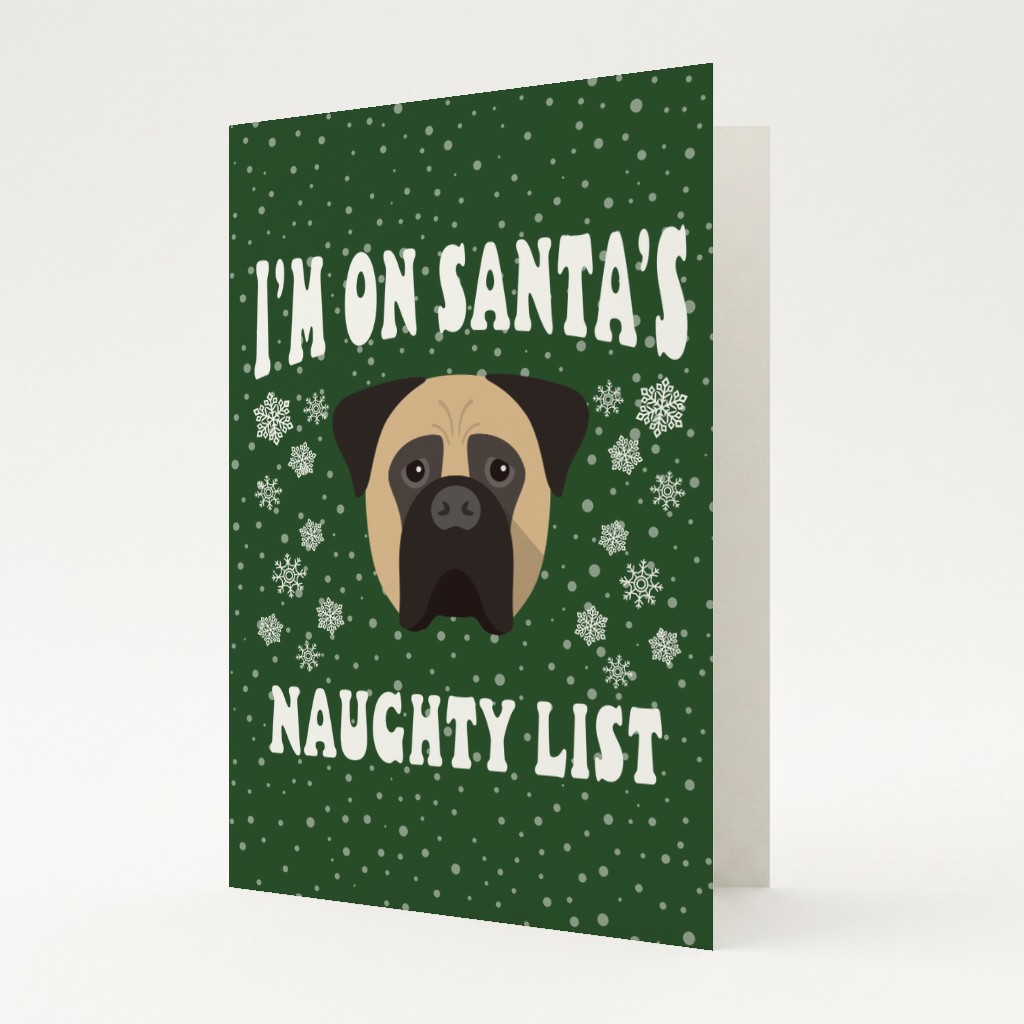 Santa's Naughty List: Personalised {breedFullName} Card