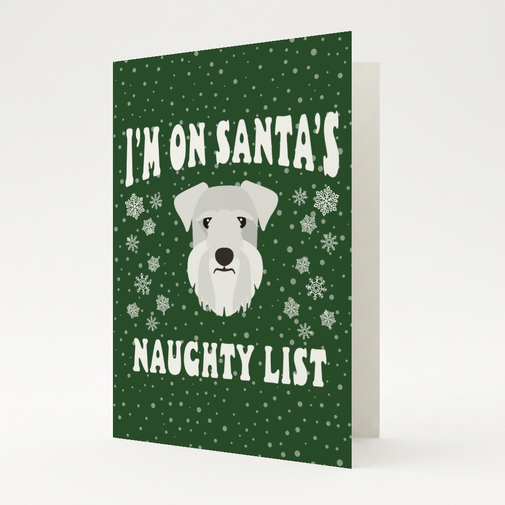 Santa's Naughty List: Personalised {breedFullName} Card