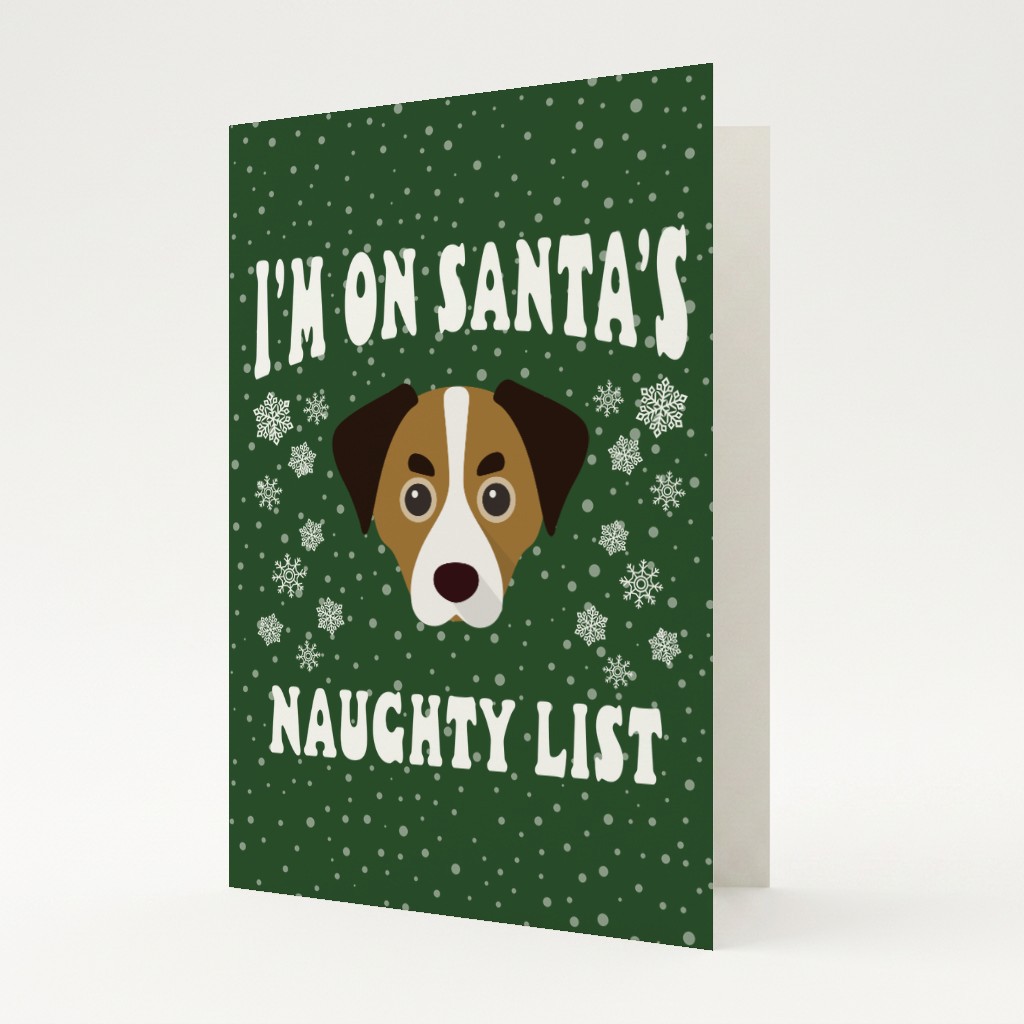 Santa's Naughty List: Personalized {breedFullName} Card
