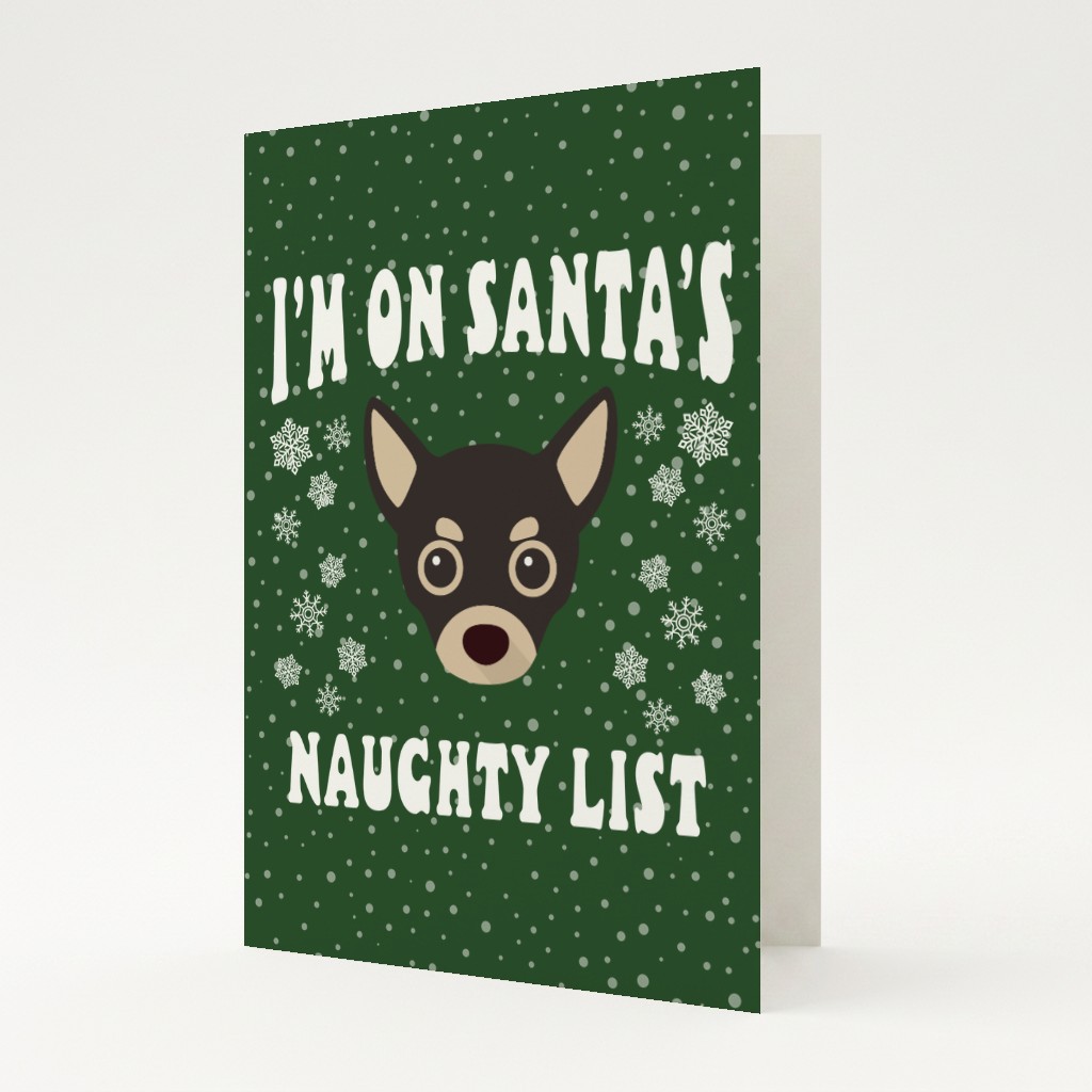 Santa's Naughty List: Personalised {breedFullName} Card