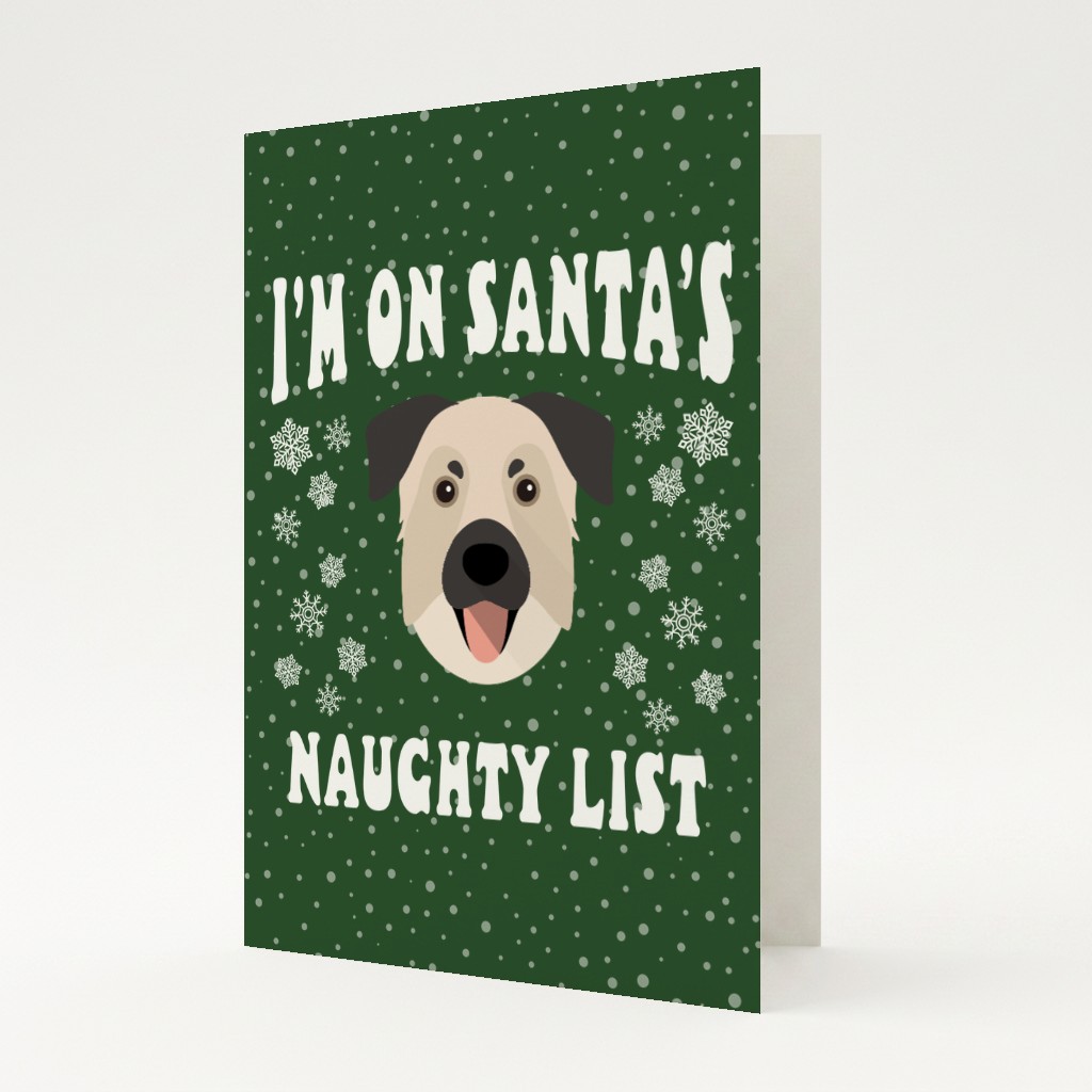 Santa's Naughty List: Personalised {breedFullName} Card
