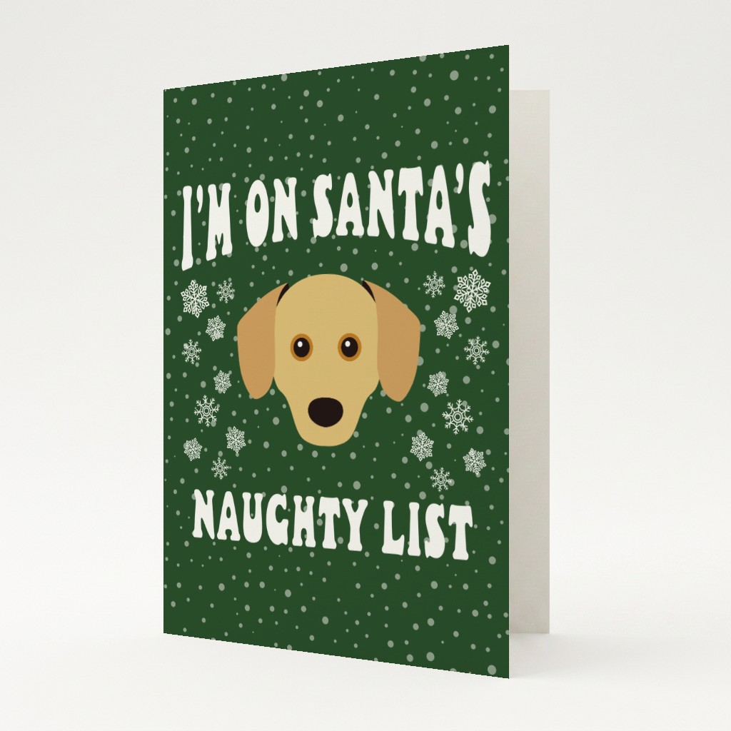 Santa's Naughty List: Personalized {breedFullName} Card