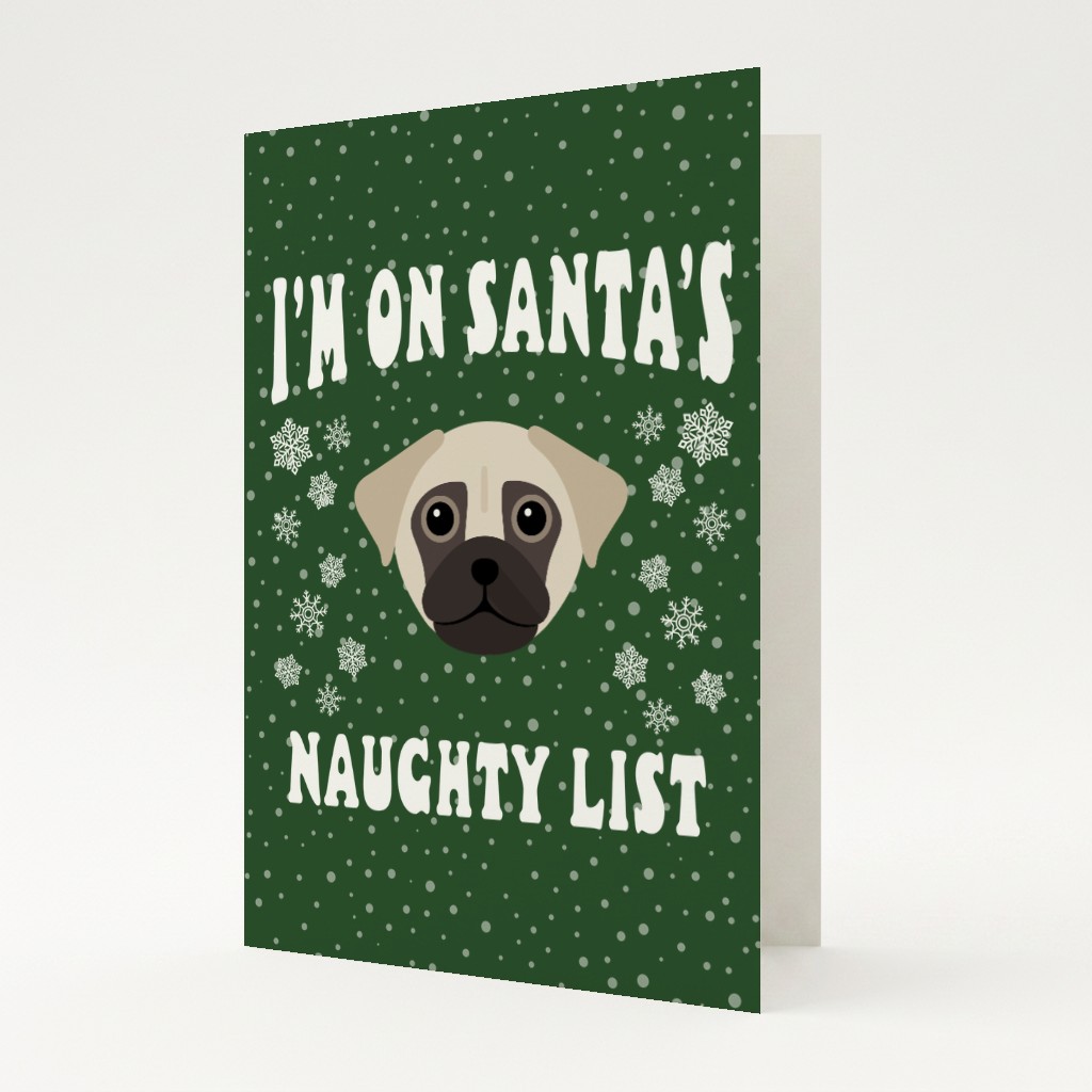 Santa's Naughty List: Personalised {breedFullName} Card