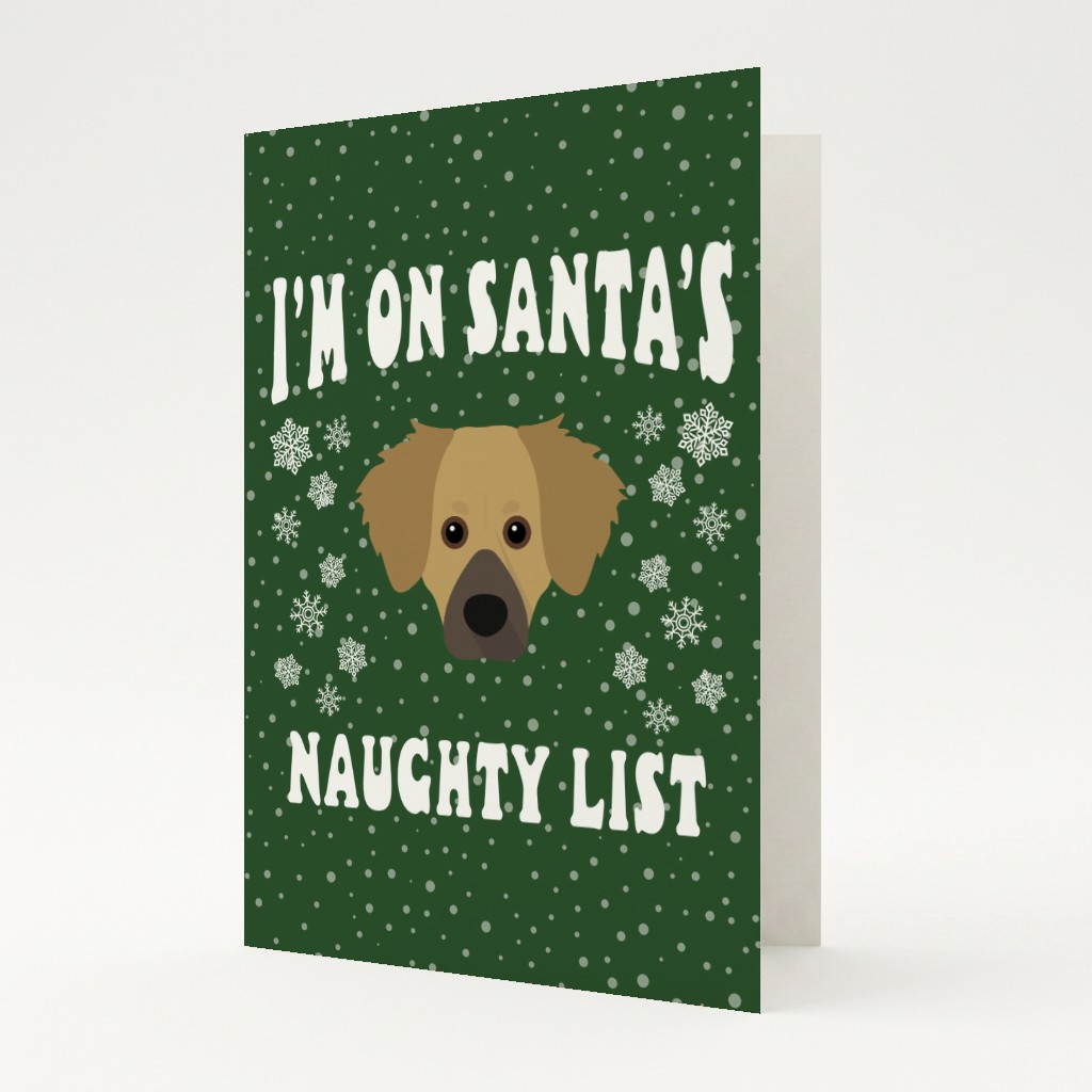Santa's Naughty List: Personalised {breedFullName} Card