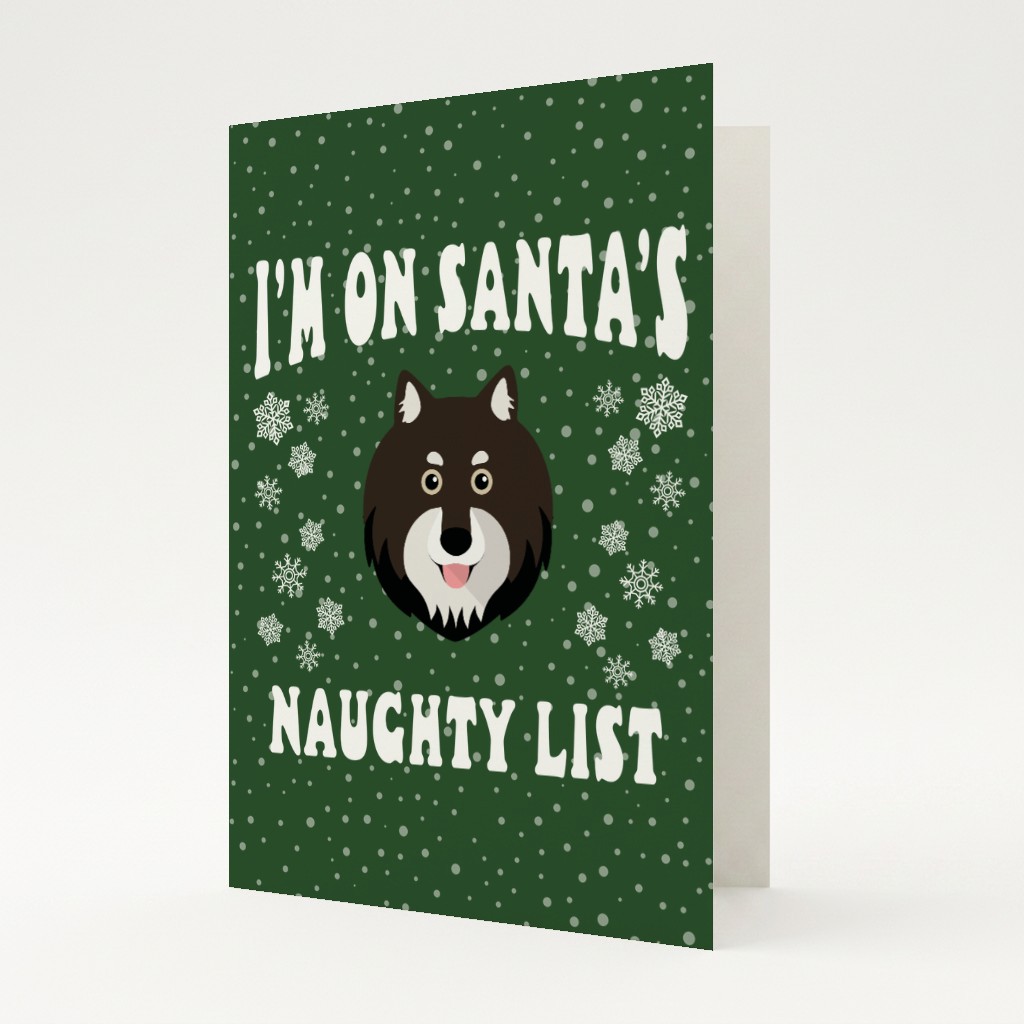 Santa's Naughty List: Personalised {breedFullName} Card