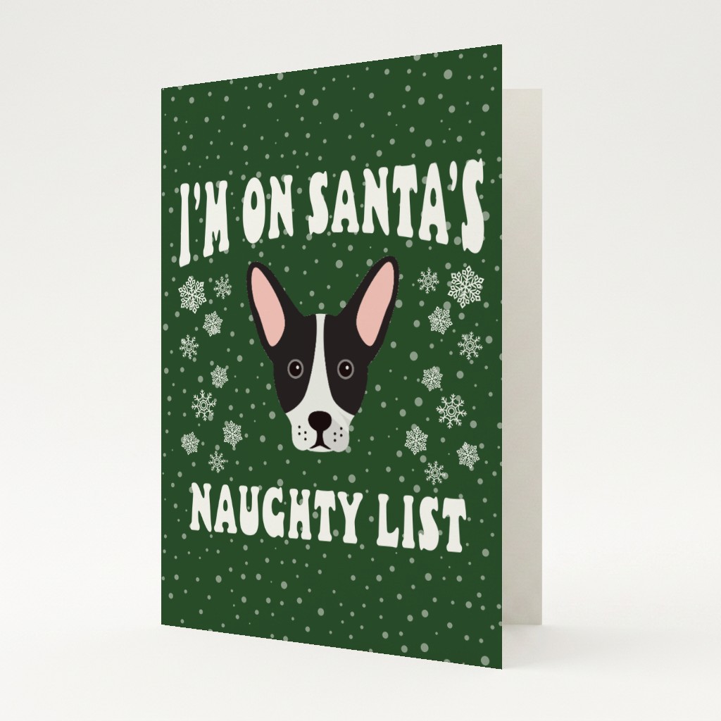 Santa's Naughty List: Personalised {breedFullName} Card