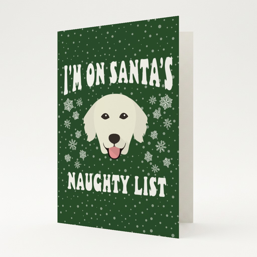 Santa's Naughty List: Personalised {breedFullName} Card