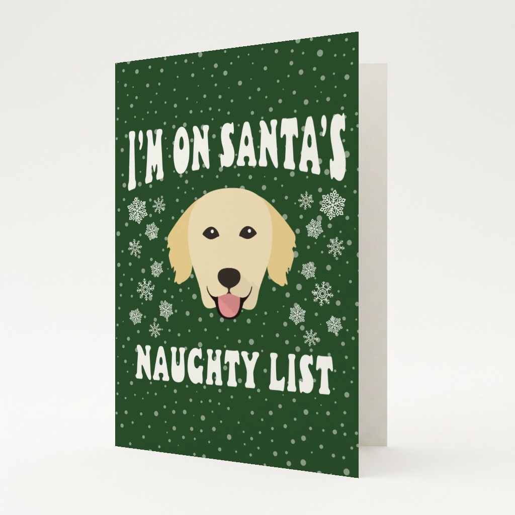 Santa's Naughty List: Personalized {breedFullName} Card