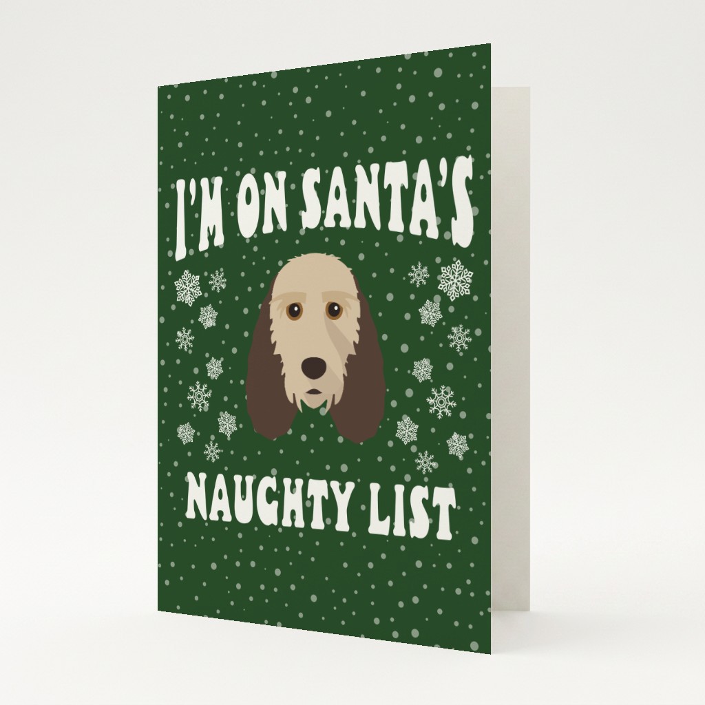 Santa's Naughty List: Personalised {breedFullName} Card