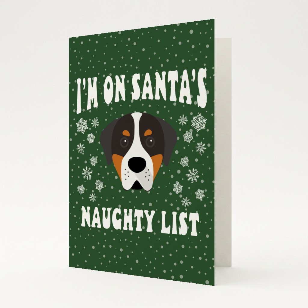 Santa's Naughty List: Personalised {breedFullName} Card