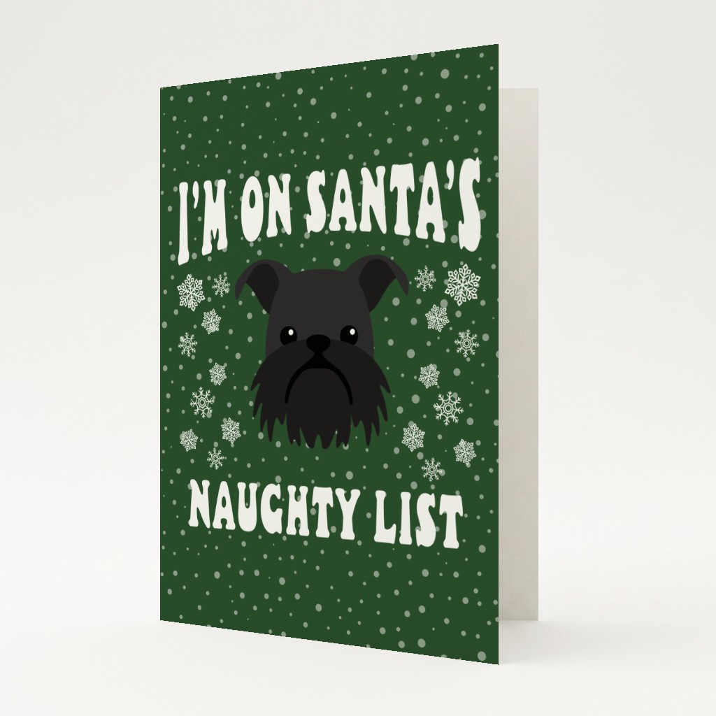 Santa's Naughty List: Personalised {breedFullName} Card
