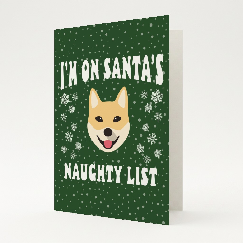 Santa's Naughty List: Personalised {breedFullName} Card