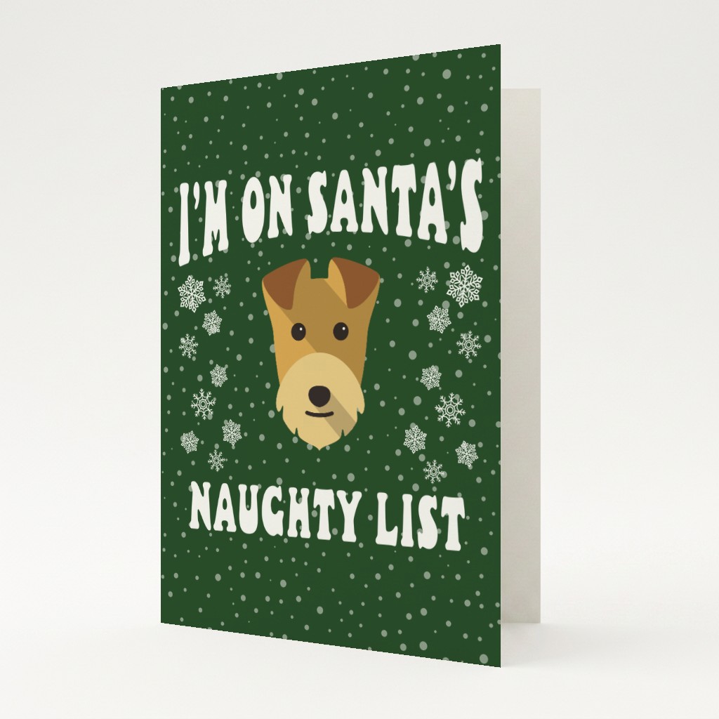 Santa's Naughty List: Personalised {breedFullName} Card