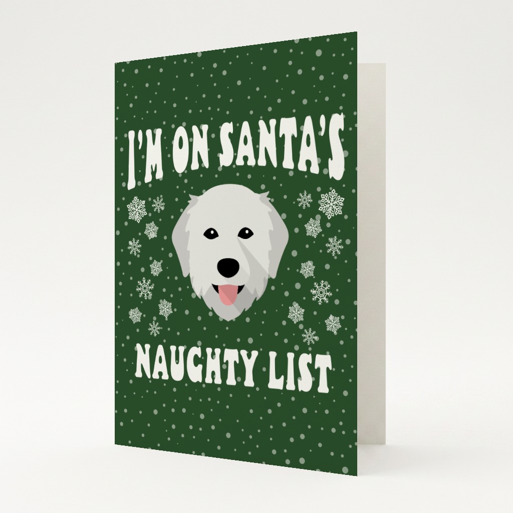 Santa's Naughty List: Personalised {breedFullName} Card