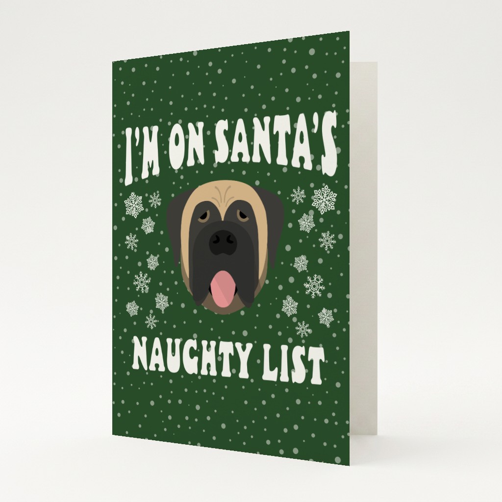 Santa's Naughty List: Personalised {breedFullName} Card