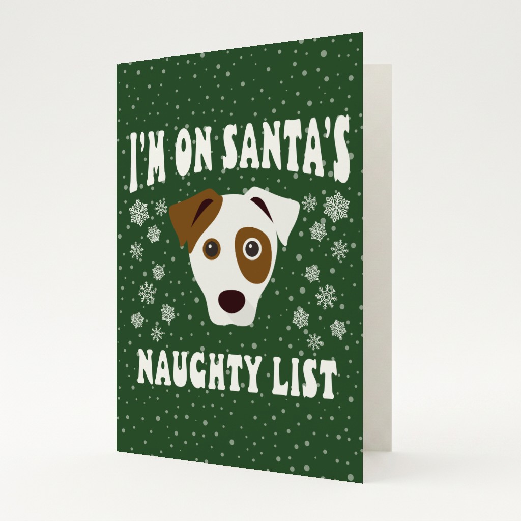 Santa's Naughty List: Personalised {breedFullName} Card
